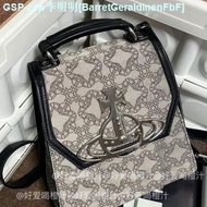 ◊ Vivienne Westwood Queen Mother Saturn Presbyopia Backpack Sing Le Shoulder Handbag Retro Versatile