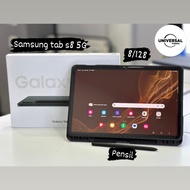 Second Samsung Tab S8 5G 8/128 fullset original