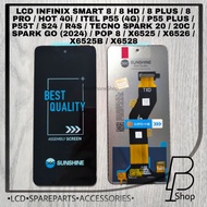 LCD INFINIX SMART 8 / 8 HD / 8 PLUS / 8 PRO / HOT 40i / ITEL P55 (4G) / P55 PLUS / P55T / S24 / R4S 