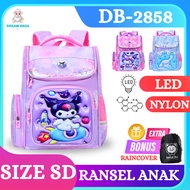 Dream Bags Elementary School Girls' Backpack - 3D Embossed Character - DB-2858