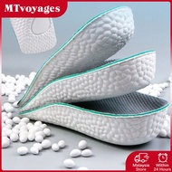 Three pairs Men's height-booster insole Deodorant booster pads Invisible Height increase insole shoe