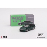 MINI GT 498 1/64 RHD BMW ALPINA B7 XDRIVE ALPINA GREEN METALLIC DIECAST CAR