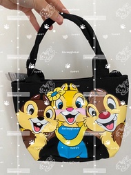 上海迪士尼 SHDL Chip n Dale Clarice 䓫䓫與蒂蒂 大鼻鋼牙 黑色 保溫袋 飯袋