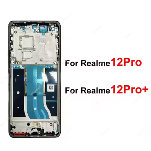 For Realme P1 Pro 12Pro 12 Pro Plus 12X 5G Middle Housing Middle Frame Cover Front LCD Display Scree