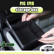 Mg im6 car storage box, non-slip, behind the screen, car tissue tray, wireless charging cup holder, 