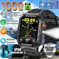 New Smart Watch for Men 2.0'' HD 1000mAh Long Battery Sports Watch Outdoor Rugged Smartwatch