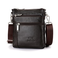 Men's leather shoulder bag Genuine leather men's crossbody bag Side backpack Men's Bag Side backpack