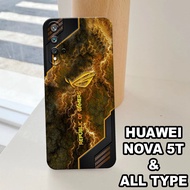 G24 - HUAWEI NOVA 5T Silicone - HUAWEI NOVA 5T pro camera Softcase - ROG Motif - Flexible rubber mat