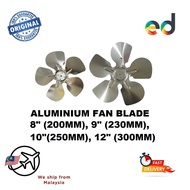 Aluminium DAUN KIPAS Fan Blade Freezer chiller 8 INCH (200mm) & 9 INCH (230mm) & 10 INCH (254mm) & 1