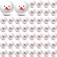 Sosation 48 Pieces Christmas Stress Balls Snowmen Stress Toys Goodie Bags Toys Sensory Squishy Stress Relief Gifts Stocking Stuffers for Winter Christmas Party Favors Bag Fillers
