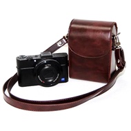 High Quality PU Camera Bag Leather Case For Sony DSC-RX100 RX100 II III RX100 IV M4 M5 HX90V HX90 HX