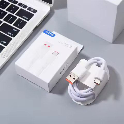 Tecno Camon 50 40 30 30s 20 Pro Charger Cable 45W 33W 18W USB Type C Fast Charging Data Line For Pop