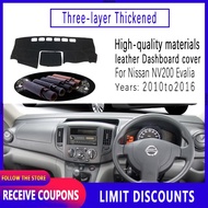For Nissan NV200 Evalia 2010~2016 Leather dashboard cover pad Sun Protection Mat sun shade cushion a