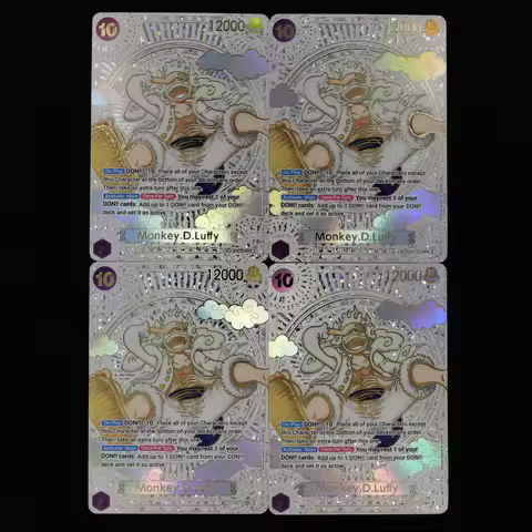 One Piece TCG OPCG English SP Card OP05-119 Luffy Gold SP 10 Cost Purple Luffy Textured Foil Card wi