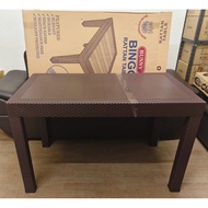 BUNNY BINGO RATTAN TAble No. 1011 1 1pcs per check out Table [6 SEATER Table 30x