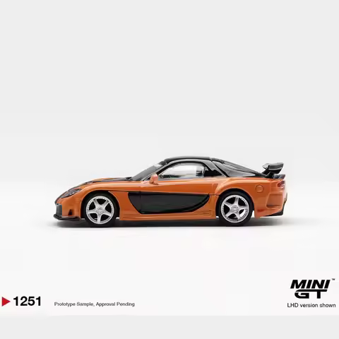 MINI GT 1:64 Toyota Supra Mazda RX7 Speed and Thrills Cast Alloy Car Model, Boys' Holiday Gift, Adul