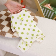 DY Loving Waffle Bear Thin and Breathable Design Dot Pattern Outfit