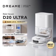 Dreame D20 Ultra Robot Vacuum｜All-in-One Dock with Auto Empty, Wash & Hot-Air Dry, 13,000Pa Vormax™,