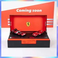 [NEW] 1/64 Hot Wheels Garis Merah Diecast Model Kereta Rlc Ferrari Heritage Set 499p Dan 312p Bilik 