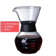 V60 COFFEE MAKER 400ml CHEMEX/ V60 Coffee Maker Coffee Pot SE111