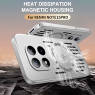 Hollow out heat dissipation magnetic phone case For Redmi Note 15 14 Pro+ 5G K80 K70 Ultra/Pro K70E 
