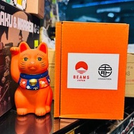 BEAMS JAPAN Shinjuku Store Exclusive Lucky Cat Orange 新宿店限定 招財貓 橙色
