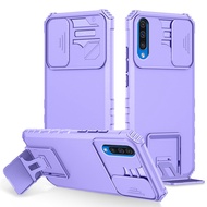 Phone case Samsung Galaxy A50 A50S A30S M10S A70 A70S Shock-Resistant All-Inclusive Hard Three-Dimensional Bracket Sliding Window