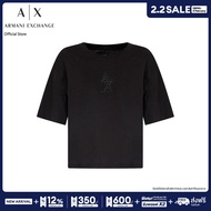 AX Armani Exchange เสื้อยืดผู้หญิง รุ่น XW000102-AF10359-UC001 - สีดำ