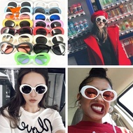 Clout Goggles Unisex Sunglasses Rapper Oval Shades Grunge Glasses Eyeglasses