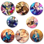 Anime Ensemble Stars Pins Arashi Narukami Cosplay Cartoon Brooches HD Print Handmade Badge Backpack 