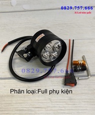 Đèn Led trợ sáng L4 ngắn 3 chế độ.Full phụ kiệnbảo hành 1 năm