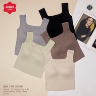 SOREX SEAMLESS BRA TOP WITHOUT WIRE MEDIUM FOAM CUP AB 30166 / 30167 SOREX EQUIVALENT CUP B