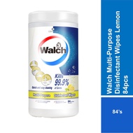 Walch Multi-Purpose Disinfectant Wipes Lemon 84pcs