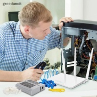 [greedancit] RJ45 Crimp Tool Kit Pass Through Ethernet Crimper And Tester For Cat5e Cat6 Cat6a 8P8C 