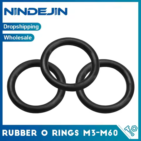 5-100pcs Black Nitrile Rubber O Rings M3-M60 Sealing Washer Gasket for Automobiles Plumbing Faucet W