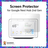 2 Pcs Tempered Glass Screen Protector for Google Nest Hub 2nd Generation 7.0 Inch Smart Home Nest Hu