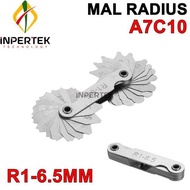 Mal Radius R1-6.5 Gauge Fillet Inside Outside Radius Measuring Tool