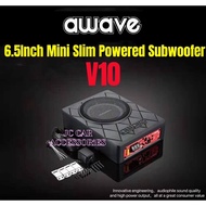 Awave V10 6.5 Inch Mini Slim Powered Subwoofer