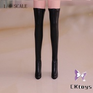 [Boutique] CKTOYS CK030 1/6 Female Soldier Doll Boots Boots Solid Boots Suitable for Female Rubberiz