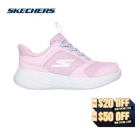 Skechers Girls Slip-Ins GOrun 400 V2 Tetra Speed Shoes - 303855L-LTPK Air-Cooled Memory Foam