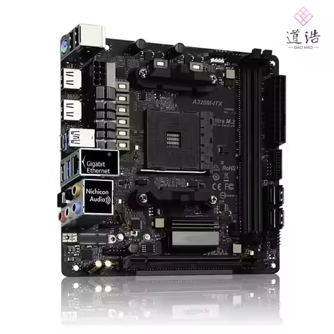 A320 Motherboard For Asrock A320M-ITX 32GB Socket AM4 DDR4 HDMI PCI-E3.0 M.2 Mini-ITX Motherboard 10