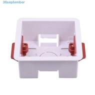 SEPTEMBER Gypsum Board Lining Box, Junction Box Embedded Install Wall Socket Cassette, Square 86 Typ