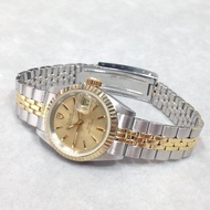 TUDOR 92413 pricess 25mm  女裝自動淨錶一隻，14K金圈，操作正常，B頭約94年，連盒一套 💰現金價HKD $3,950 📍購此平台只限荃灣舖交收 This platform 