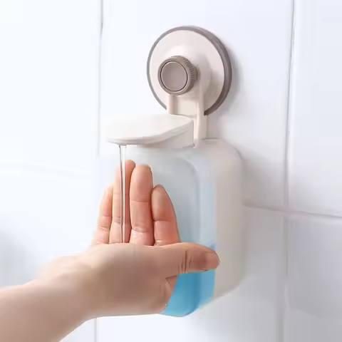 1PC Kitchen Soap Dispenser Wall Hand Liquid Soap Dispenser Bathroom Washroom Dispenser for Liquid So