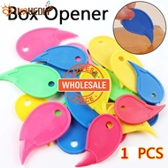[ Wholesale Prices ] Portable Letter Opener Cutting Supplies / Mini Colorful Box Opener / Carry-on Case Keychain / Mini Safety Package Cutter Tool / 10PCS Plastic Unpacking Opener
