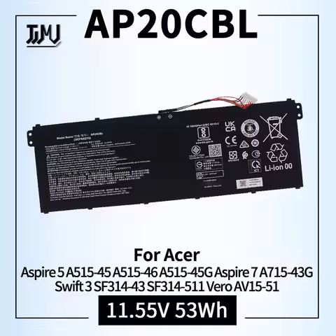 AP20CBL Laptop Battery for Acer Aspire 5 A515-45 A515-46 A515-45G Aspire 7 A715-43G Swift 3 SF314-43