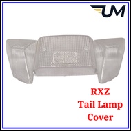PUTIH Yamaha RXZ TAIL LAMP COVER SET CLEAR KAVER TAIL LAMP CAVER White CLEAR NARONG BOSS MILI