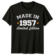 Made In 1957 Mens T Shirt 68Th Birthday Gift Vintage Sixty Eight