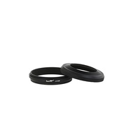 [Japan Products]Haoge LH-X49B 2-in-1 metal ultra-thin lens hood with adapter ring set for Fujifilm Fuji FinePix X70 X100 X100S X100T X100F cameras, black