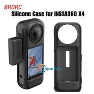 BRDRC Silicone Case for INSTA360 X4 Casing Cover Body Protector